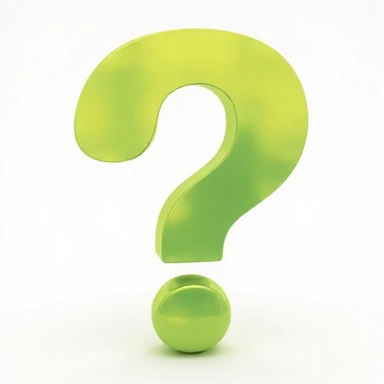 Ilustracja znaku zapytania symbolizująca sekcję FAQ i wsparcie klienta.