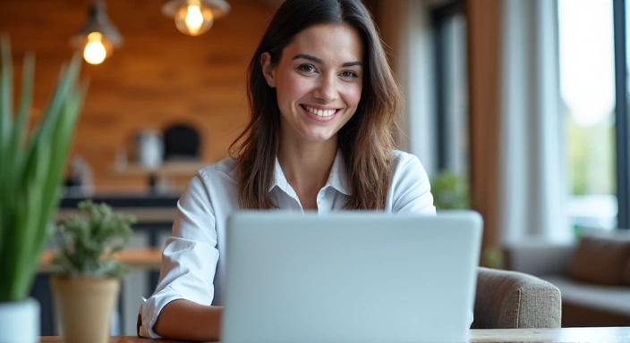 Kobieta składająca zamówienie online