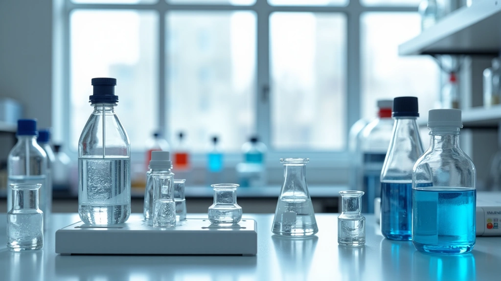 Laboratorium z nowoczesnym sprzętem do testowania jakości składników, symbolizujące precyzję i kontrolę.